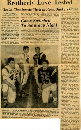 Newspaper clipping Brothers 1967