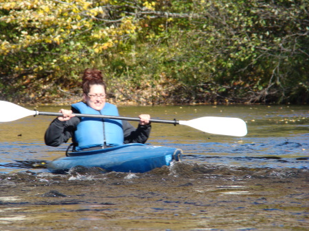 Kayaking on the Manistique river