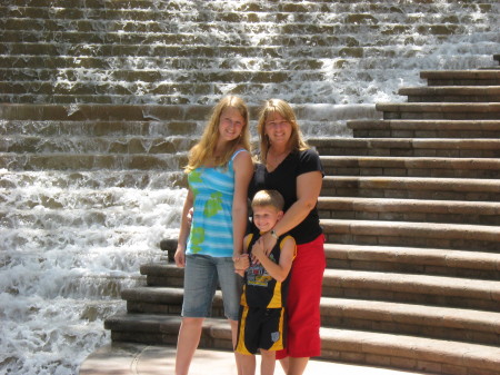 The kids and I in San Antonio