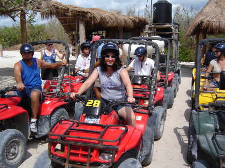 Riding 4 wheelers in Mexico