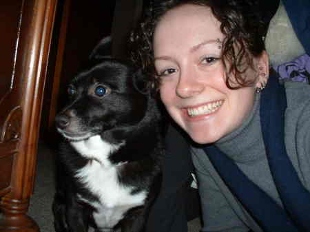 Heather and her dog Kyloe