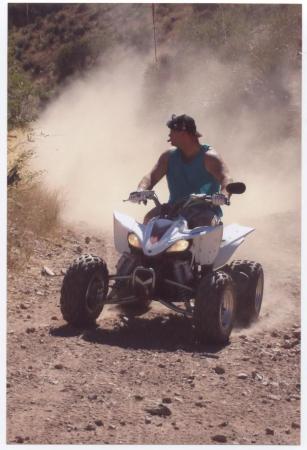 Ryan on his quad