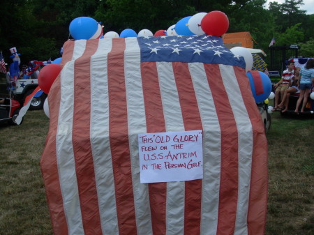 Marty's flag from USS Antrim