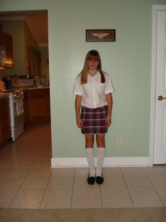 Mandy's first day of HS !!! Freshman !! 8/08