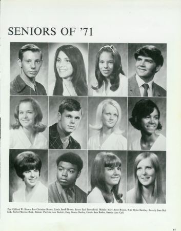 Rick Morrison's album, GCHS Class of 1971