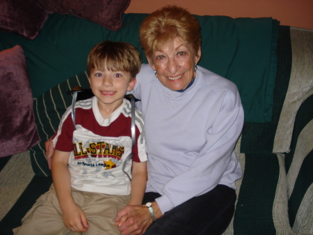 My mother and Micah (AUG 2008)