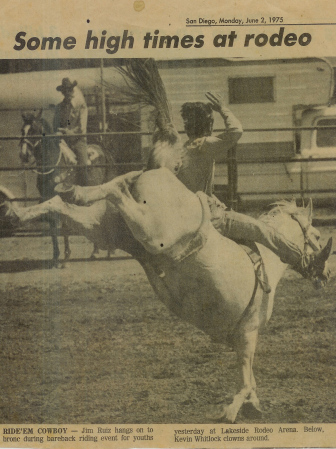 Lakeside rodeo 1975