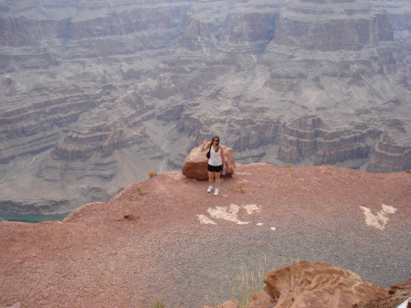 Lisa at the Grand Canyon 2008