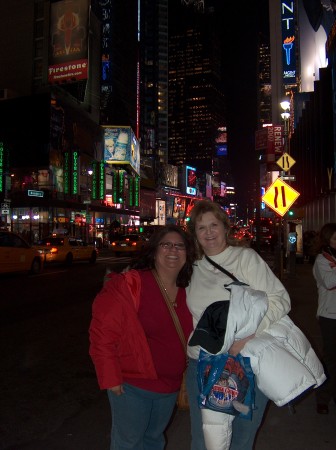 Me and Deb during a girls trip to NYC