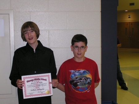 Nick and Nathan 8th grade graduation