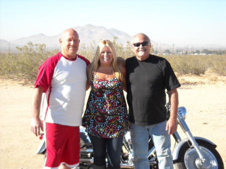 With Al and Jerry & Jerry's Harley