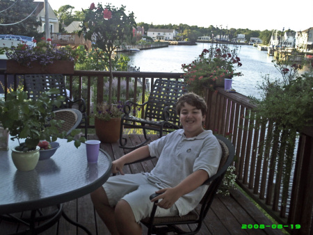 Brad on the deck