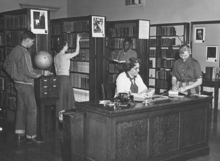 Dec 53 Library Stacks