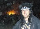 My son, Alex, at Burning Man