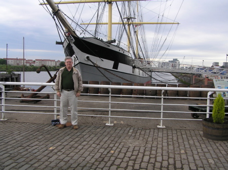 Sailing ship "Glenlee" in Glasgow, July 2008