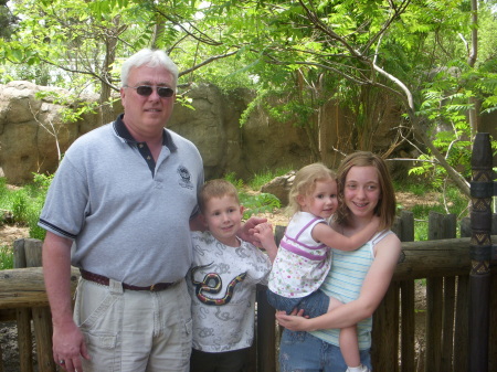 Denver Zoo Msay 2008 with my grandchildren