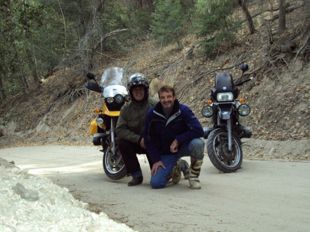 Me & buddy taking the long way to Big Bear