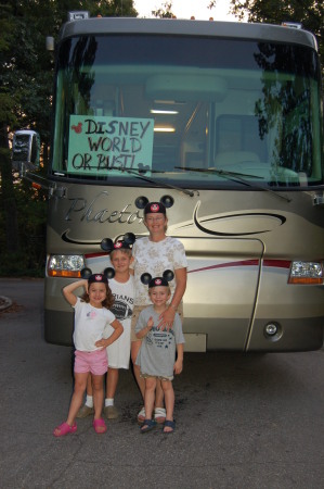 On the way to Disney World--July 2008