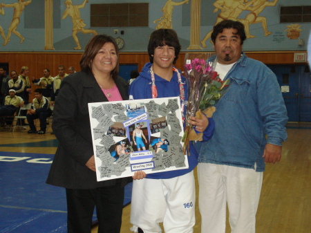 Albert, his wife, and son Albert