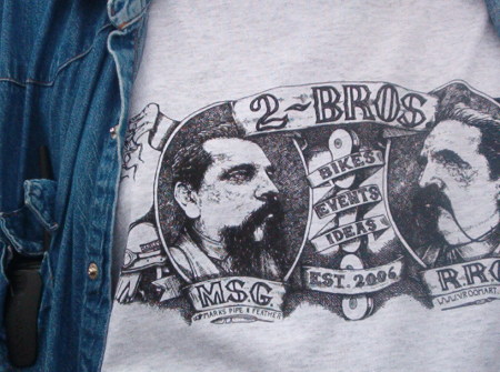 two brothers event t-shirts