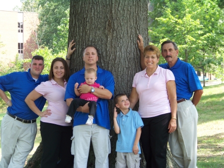 L-R Brian,Frances,Mac&Torie,Cody,Carolyn,Me