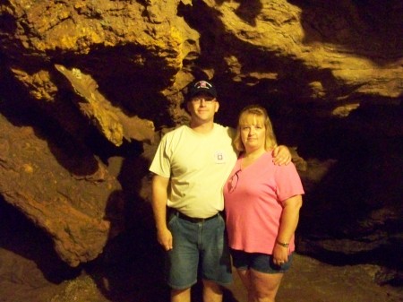 Teresa and I...Caves 2008