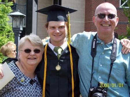 Ben's graduation from Appalachian State U.