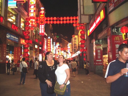 sarah and I in China