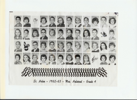 1962-63 Mrs. Halstead- Grade 4