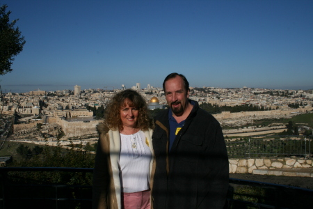 Jerusalem, 2008 (with my wife, Vicki)