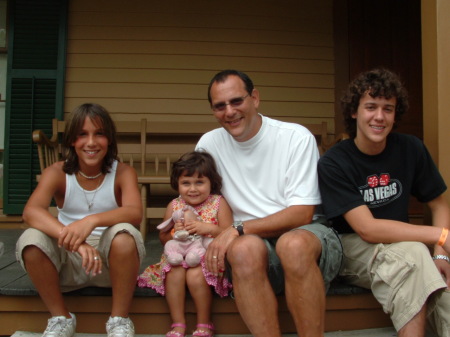 Max, Sara, Dad & Jacob Summer 2007