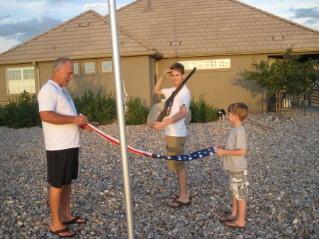 folding the flag