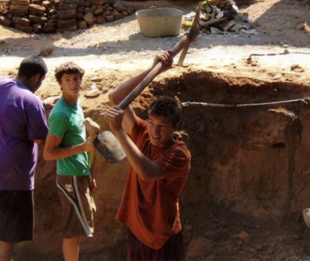 Brian in Malawi, Africa       Hard Work!