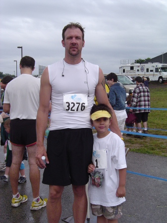 my son and I after the race