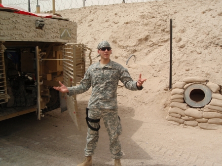 My son Joshua, in Iraq
