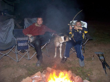 The boys camping 2008