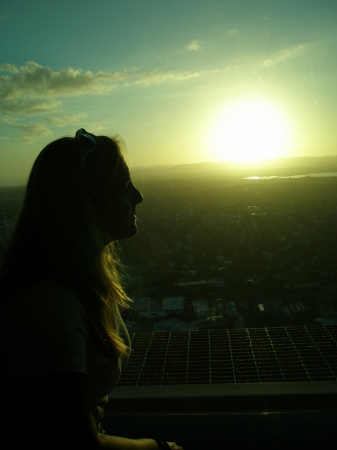 Sunset from Skytower,Aukland, New Zealand 2008