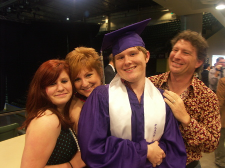 All of us at Derrick's graduation