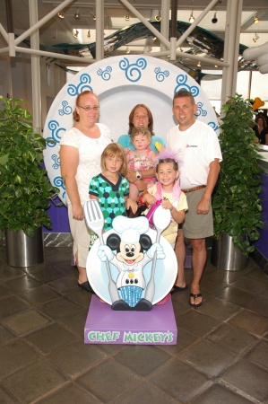Family in Disney 2008