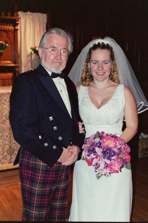 Marrying off my daughter, Tara, 2003