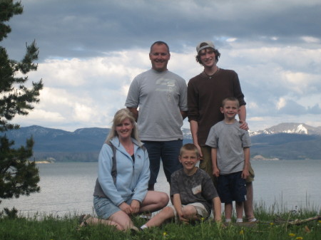 The family at Yellowstone