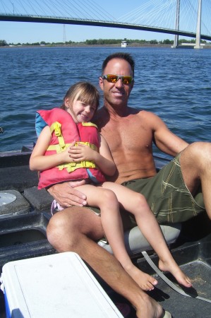 Peyton n David on the boat