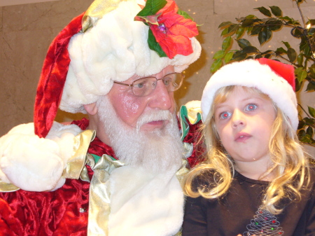 alex the elf with grandpa volunteering