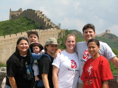 Our Family on the Great Wall, China