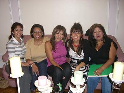 Linda, Milene, Amaparo, Gloria, Patricia