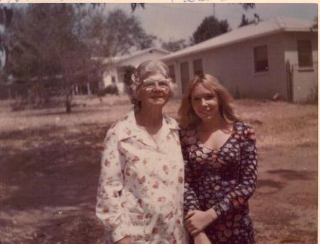 Karen and grandma Roe in 1973