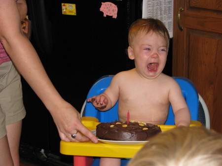 just wasn't happy with the cake!!