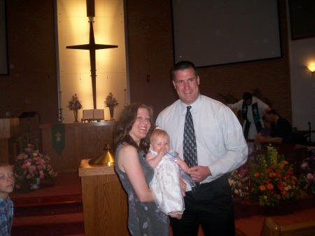 Niece's Baptism; with brother-in-law