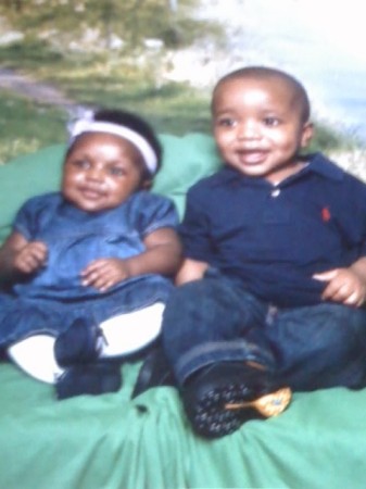 jakira and jalen ( my youngest two)