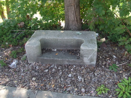 Carriage stone taken from 407 Bridge Street